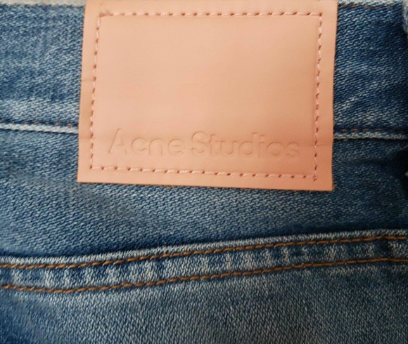 NOWT ACNE Studios Women 1977 High Rise Organic Japanese denim Bootcut Italy 28 - Picture 9 of 11